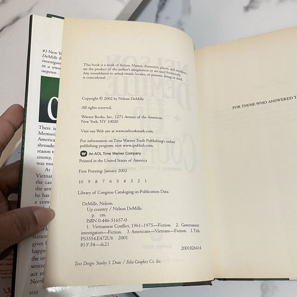 Up Country: A Novel by Nelson DeMille Book - Picture 6 of 6